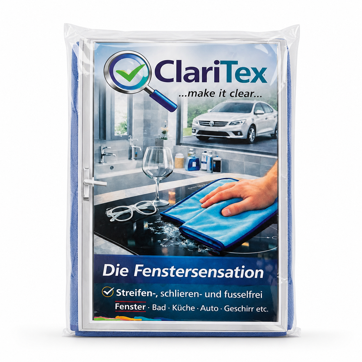 ClariTex Komplett-Set – 6 Feinfasertücher